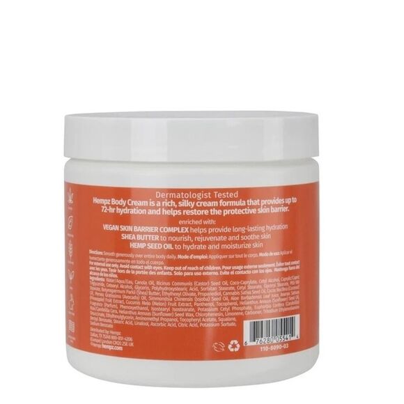 Hempz Sweet Pineapple Honey Melon Body Cream Ultimate Hydration Jumbo Tub 2 Pack - Picture 3 of 3